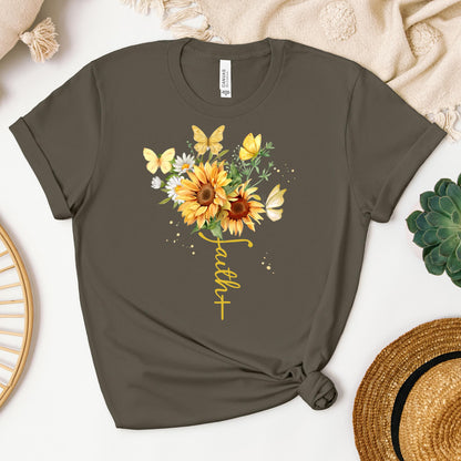 Faith Sunflower Butterfly 04