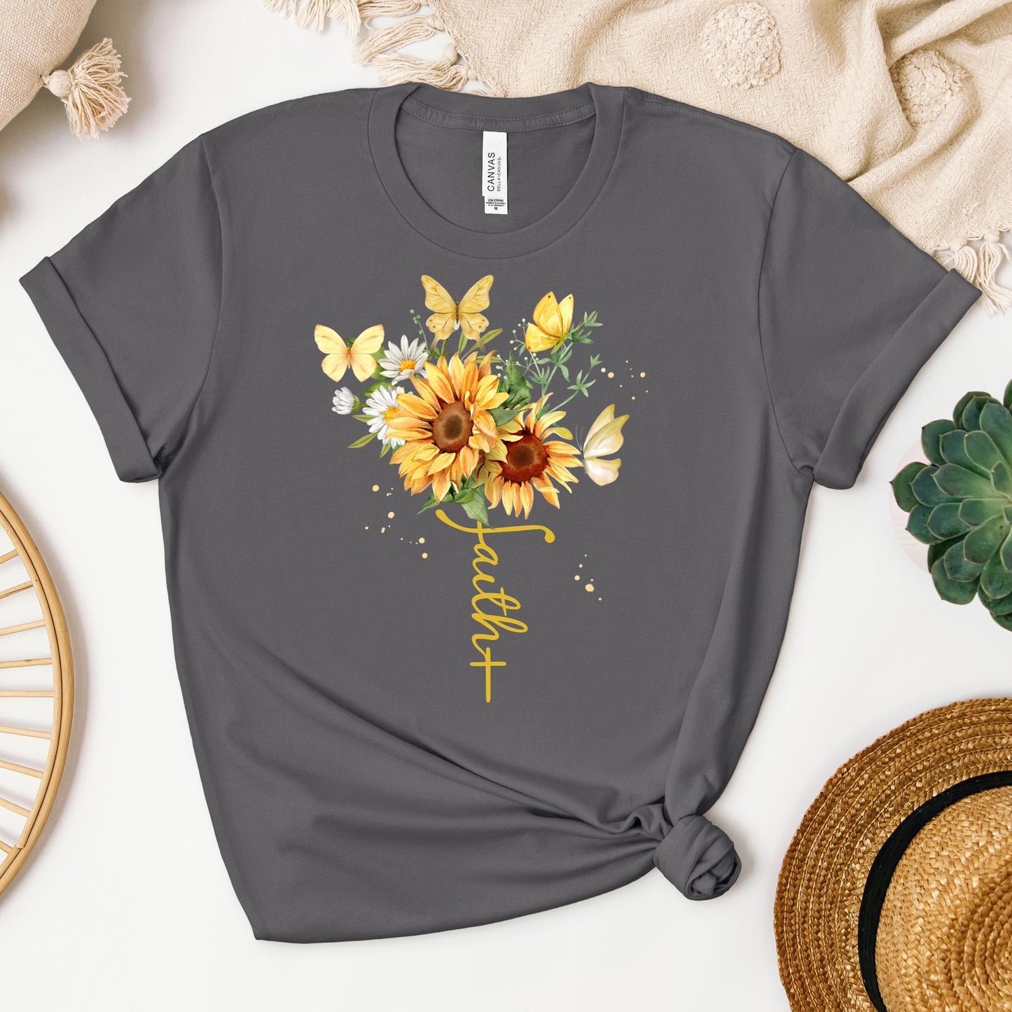 Faith Sunflower Butterfly 04