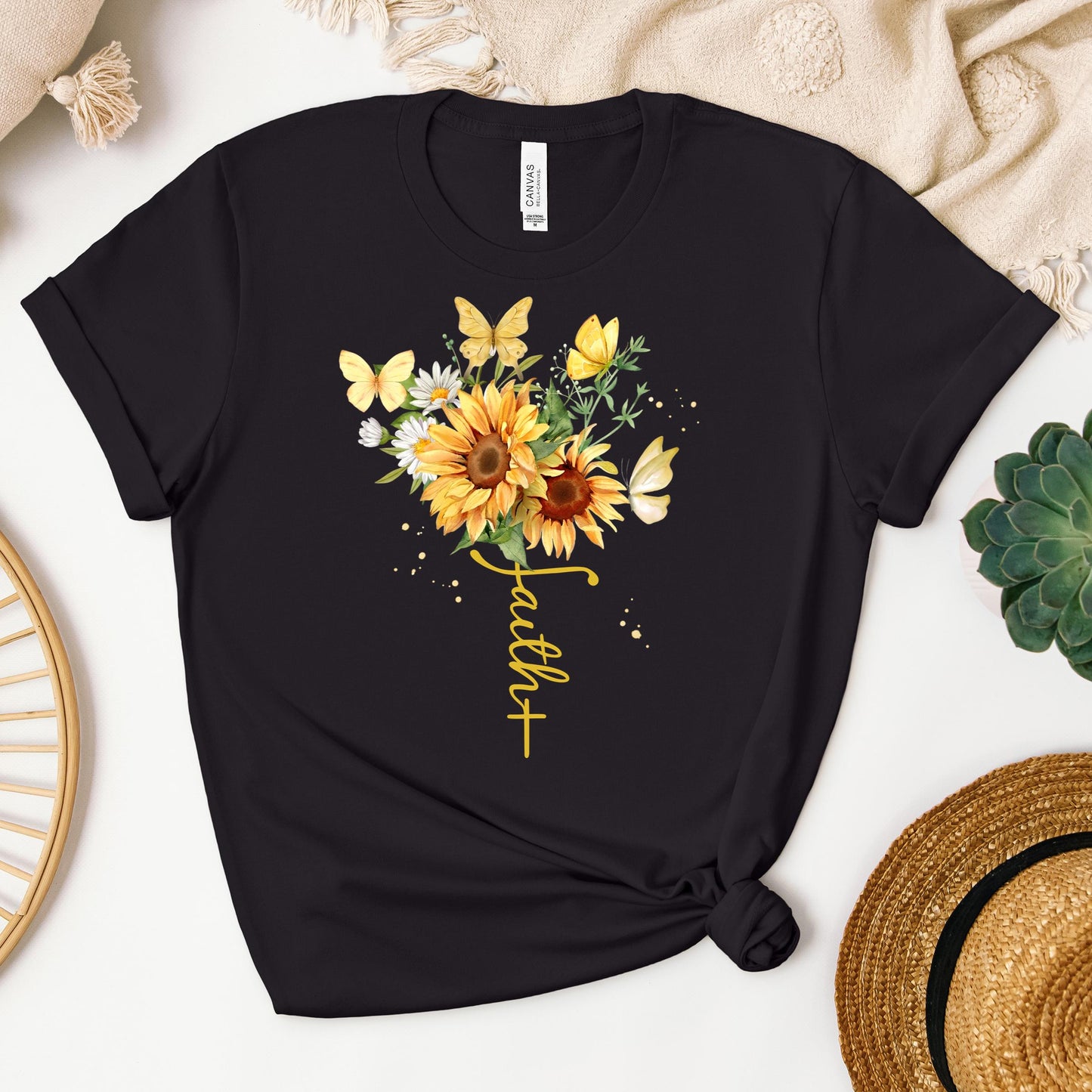 Faith Sunflower Butterfly 04