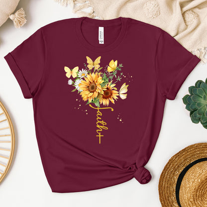 Faith Sunflower Butterfly 04
