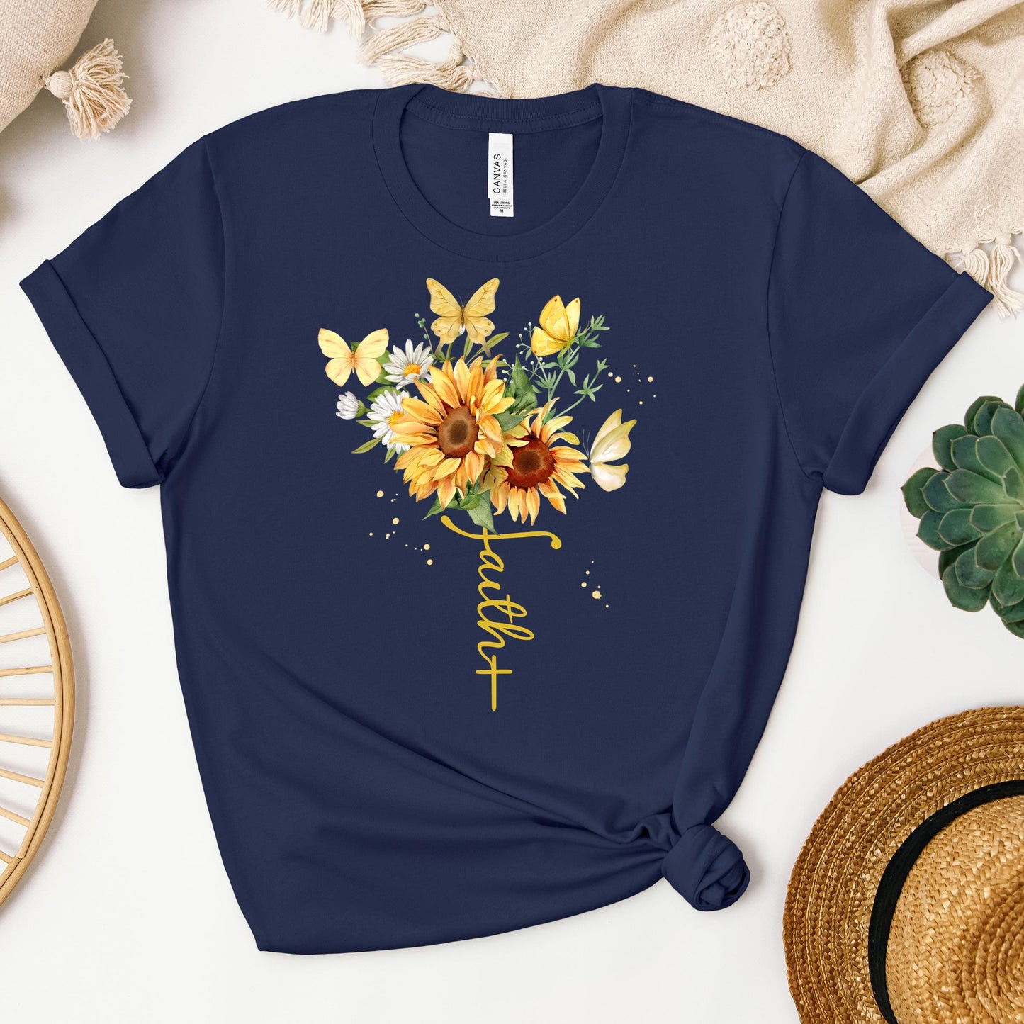 Faith Sunflower Butterfly 04