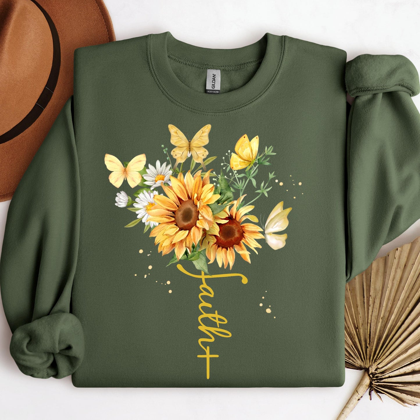 Faith Sunflower Butterfly 04