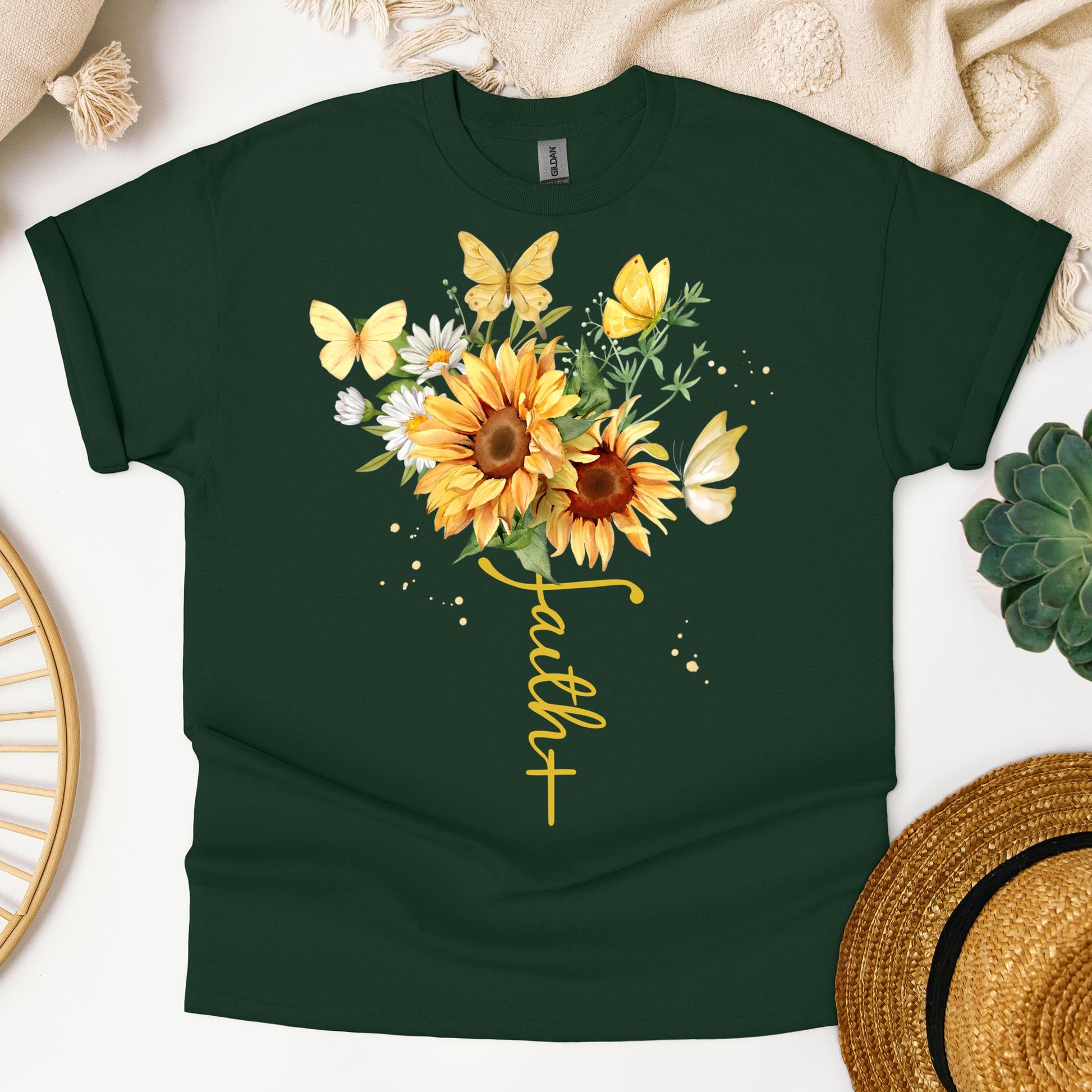Faith Sunflower Butterfly 04