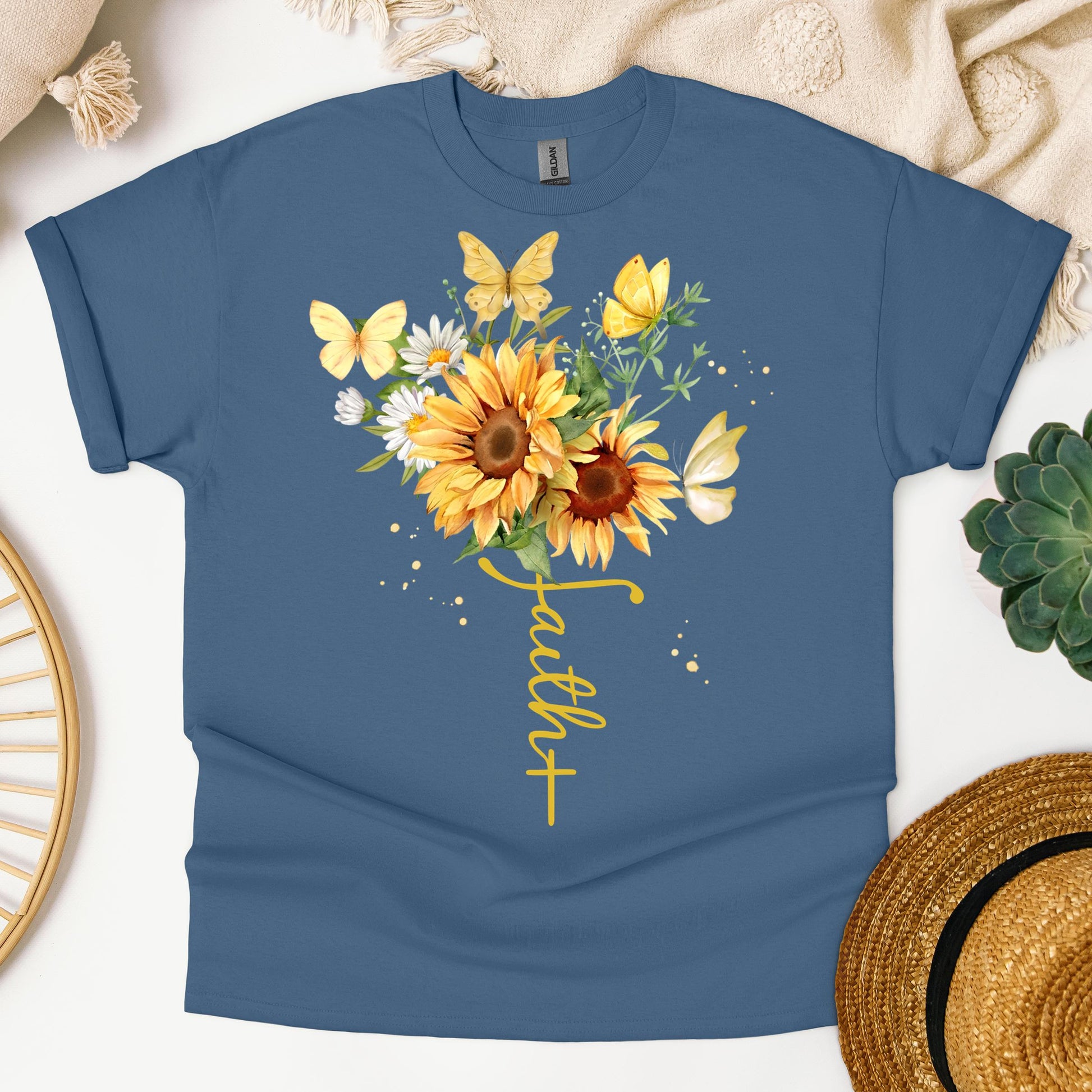 Faith Sunflower Butterfly 04