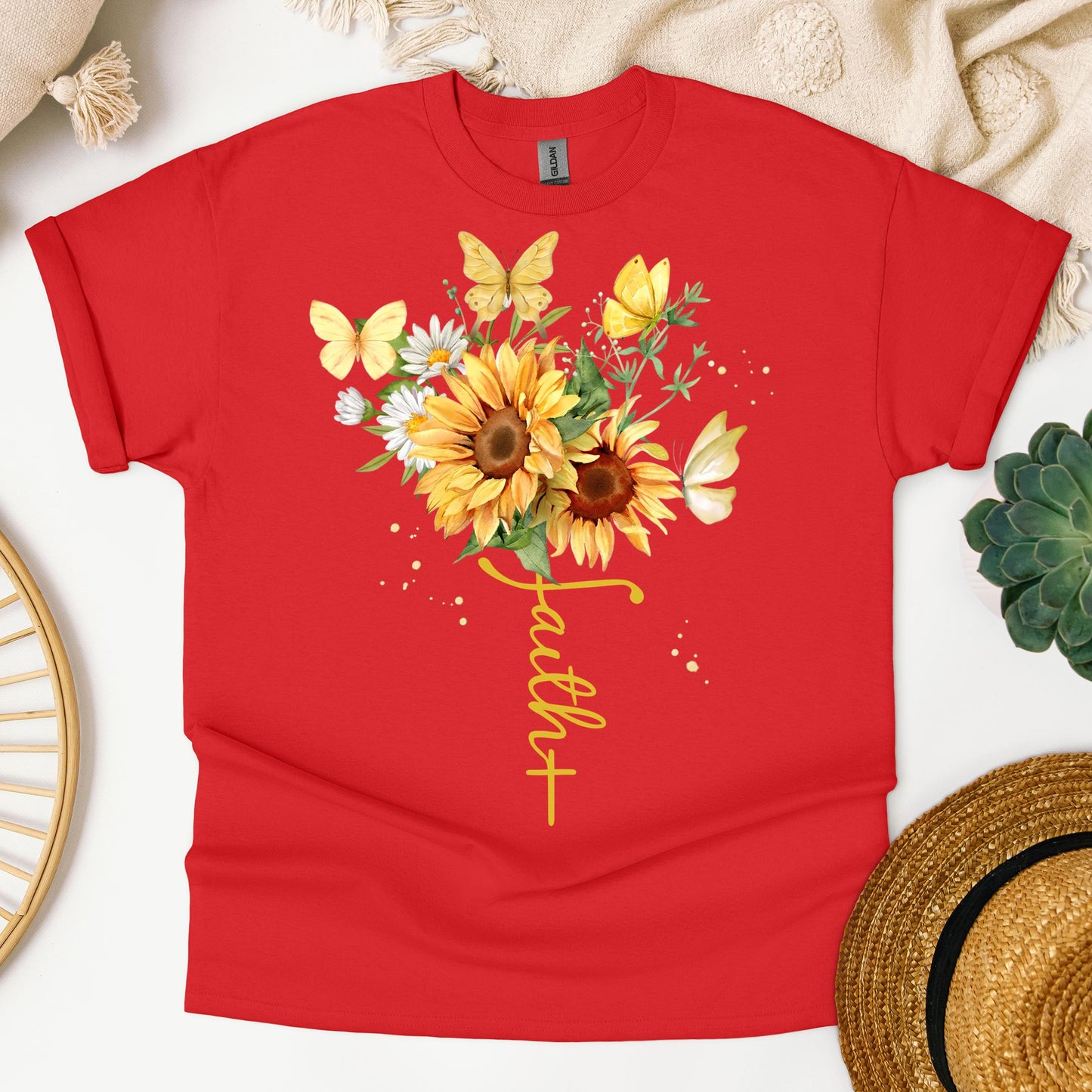 Faith Sunflower Butterfly 04