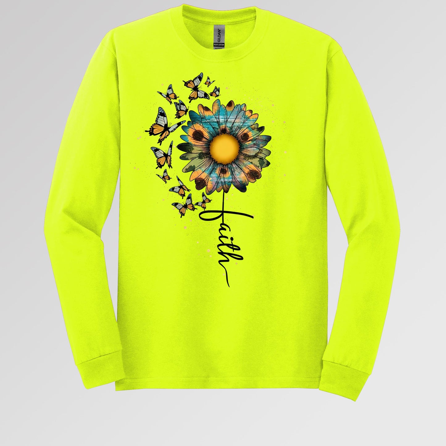 Faith Sunflower Butterfly 05