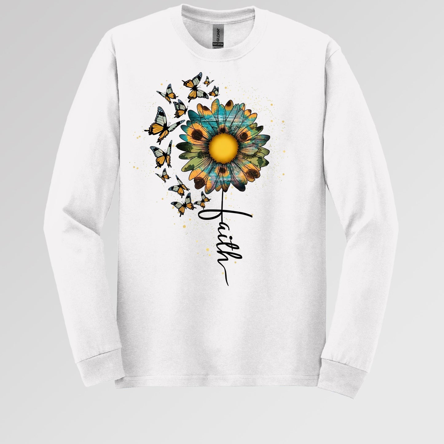 Faith Sunflower Butterfly 05