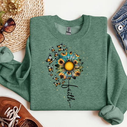 Faith Sunflower Butterfly 05
