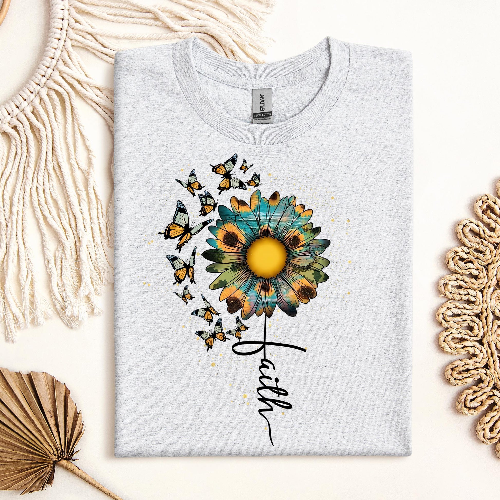Faith Sunflower Butterfly 05