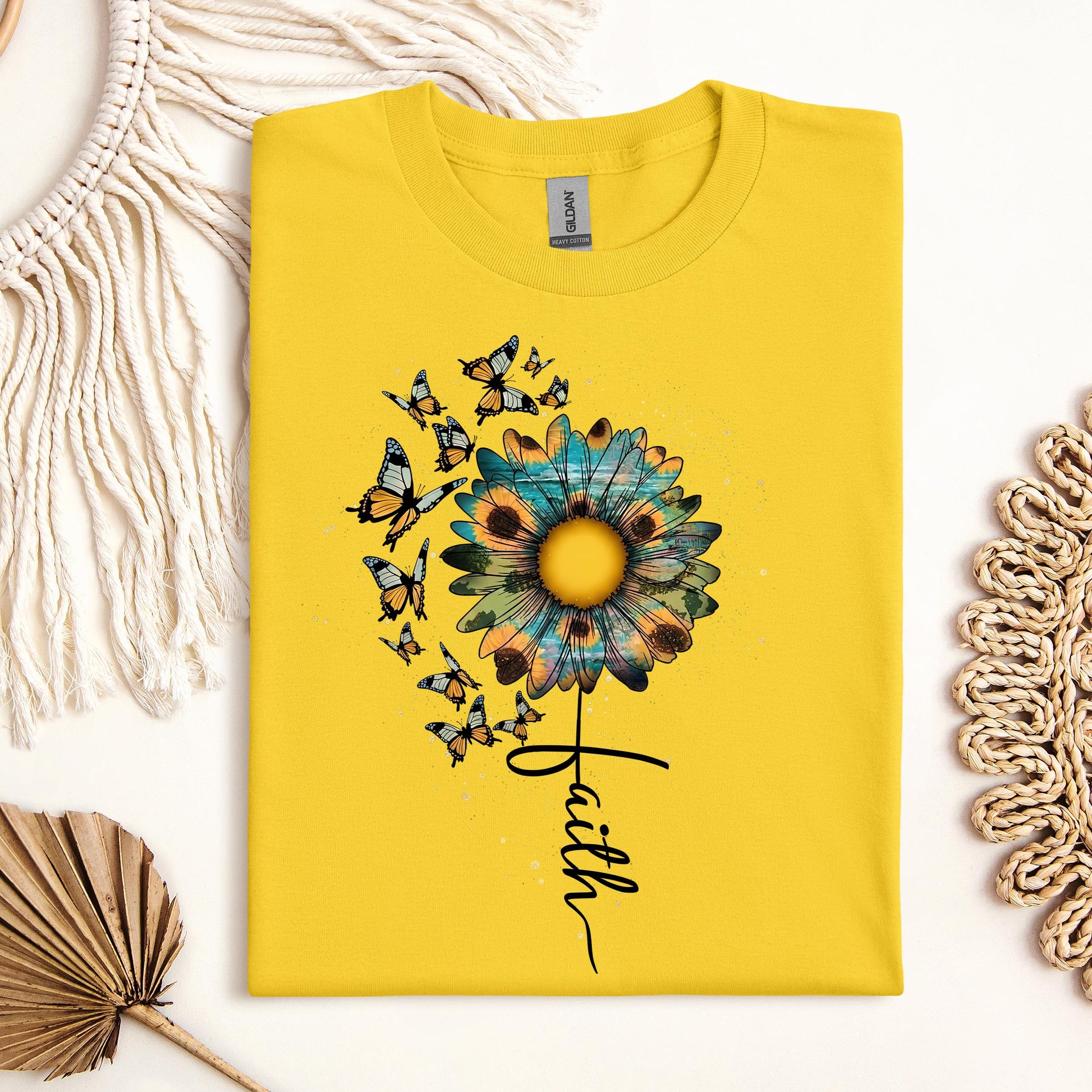 Faith Sunflower Butterfly 05