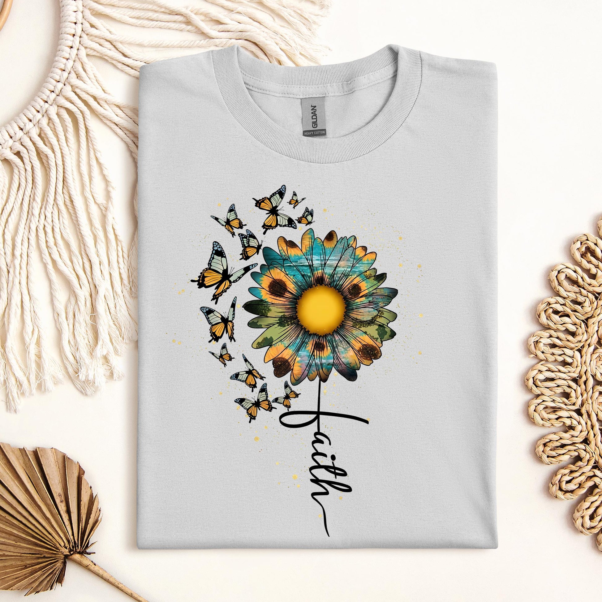 Faith Sunflower Butterfly 05