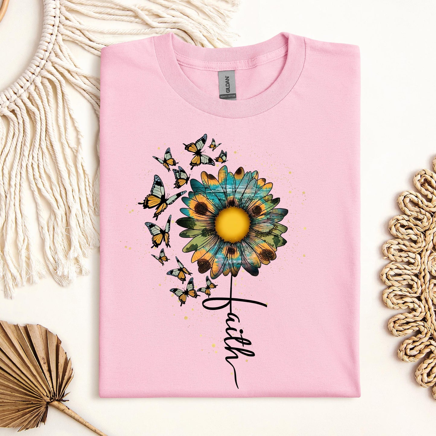 Faith Sunflower Butterfly 05