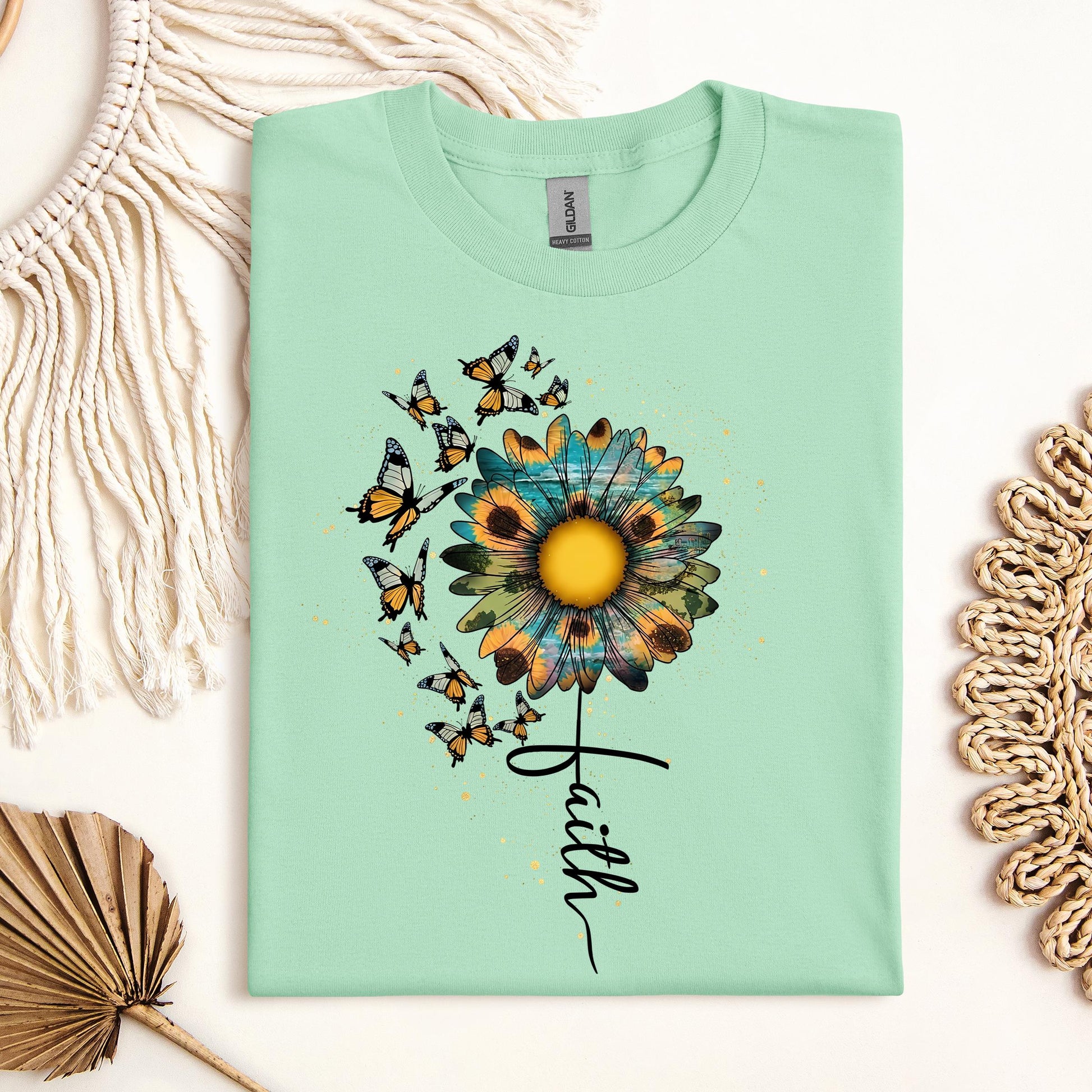 Faith Sunflower Butterfly 05