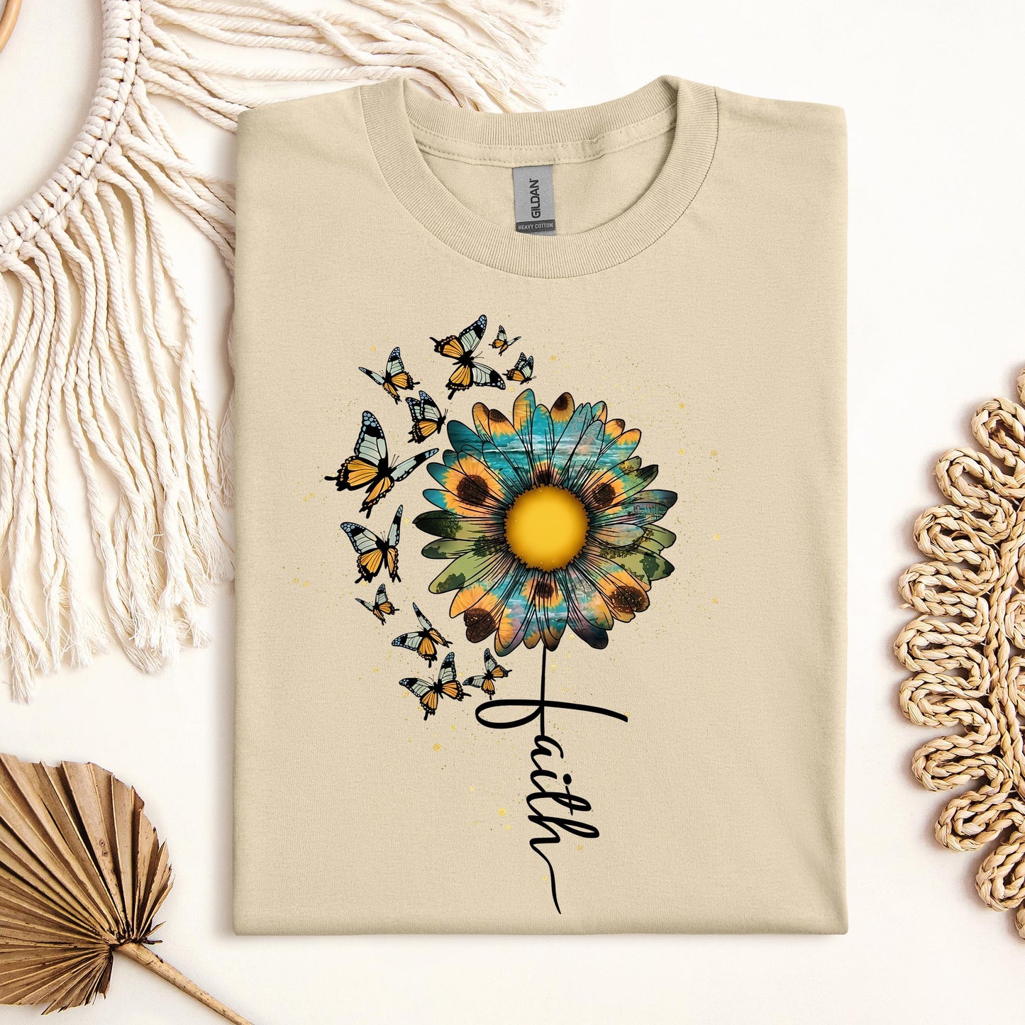 Faith Sunflower Butterfly 05