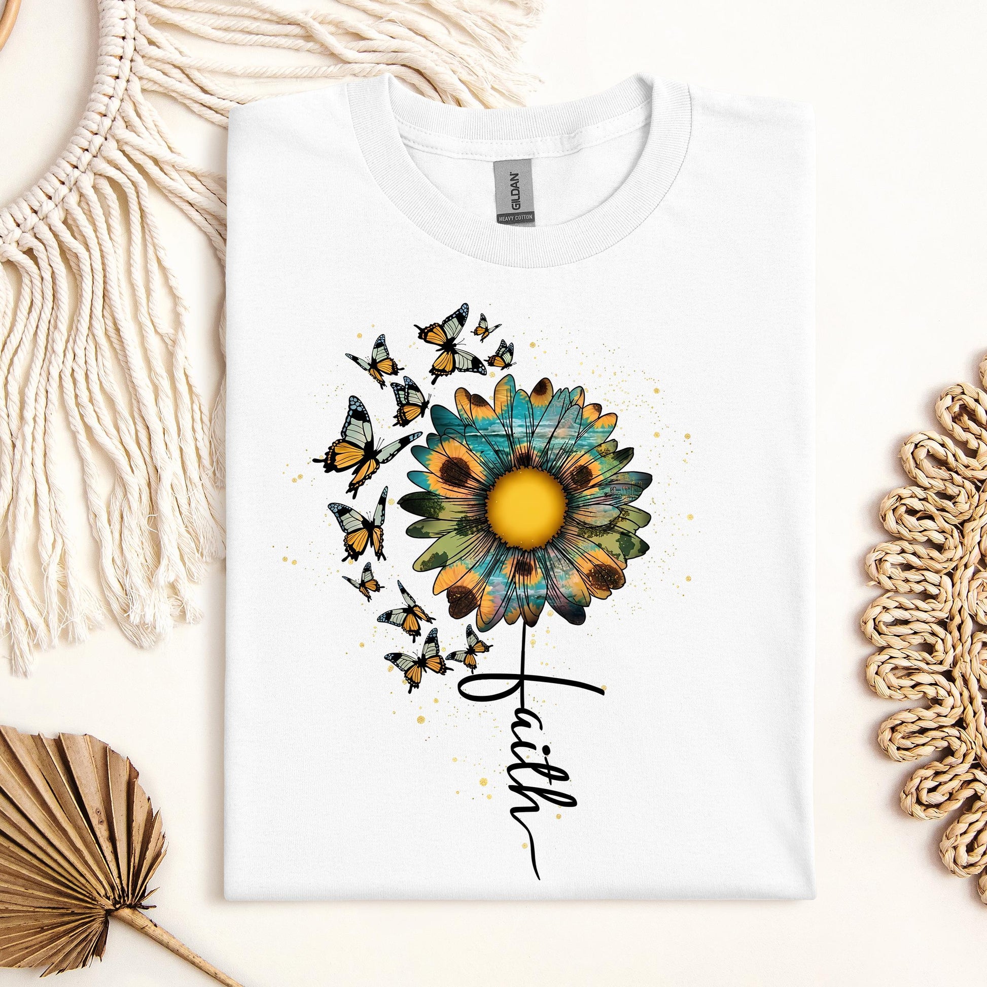 Faith Sunflower Butterfly 05