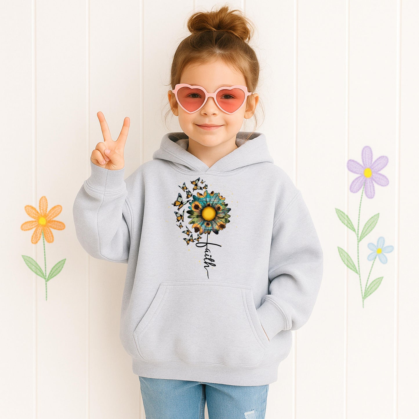 Faith Sunflower Butterfly 05