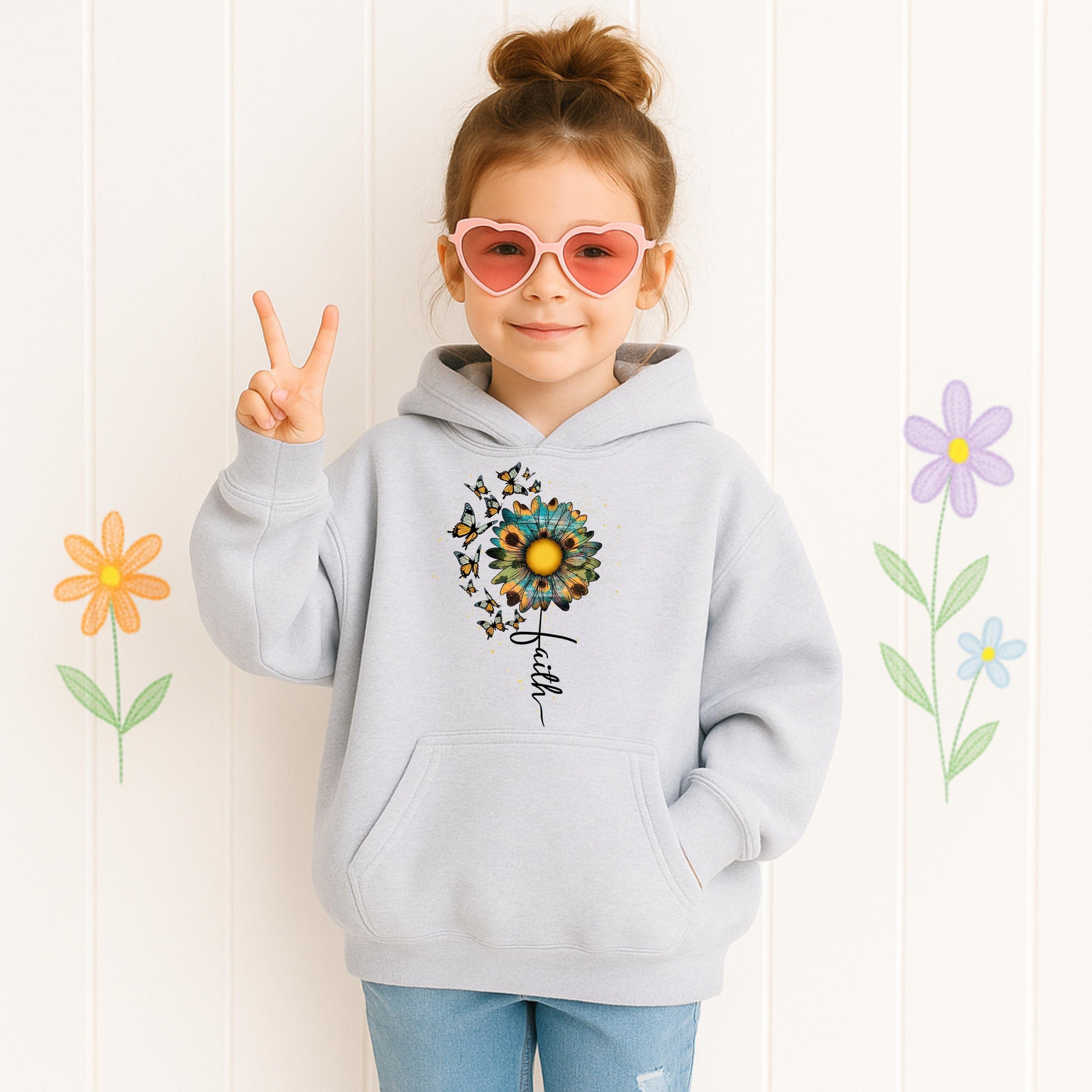 Faith Sunflower Butterfly 05