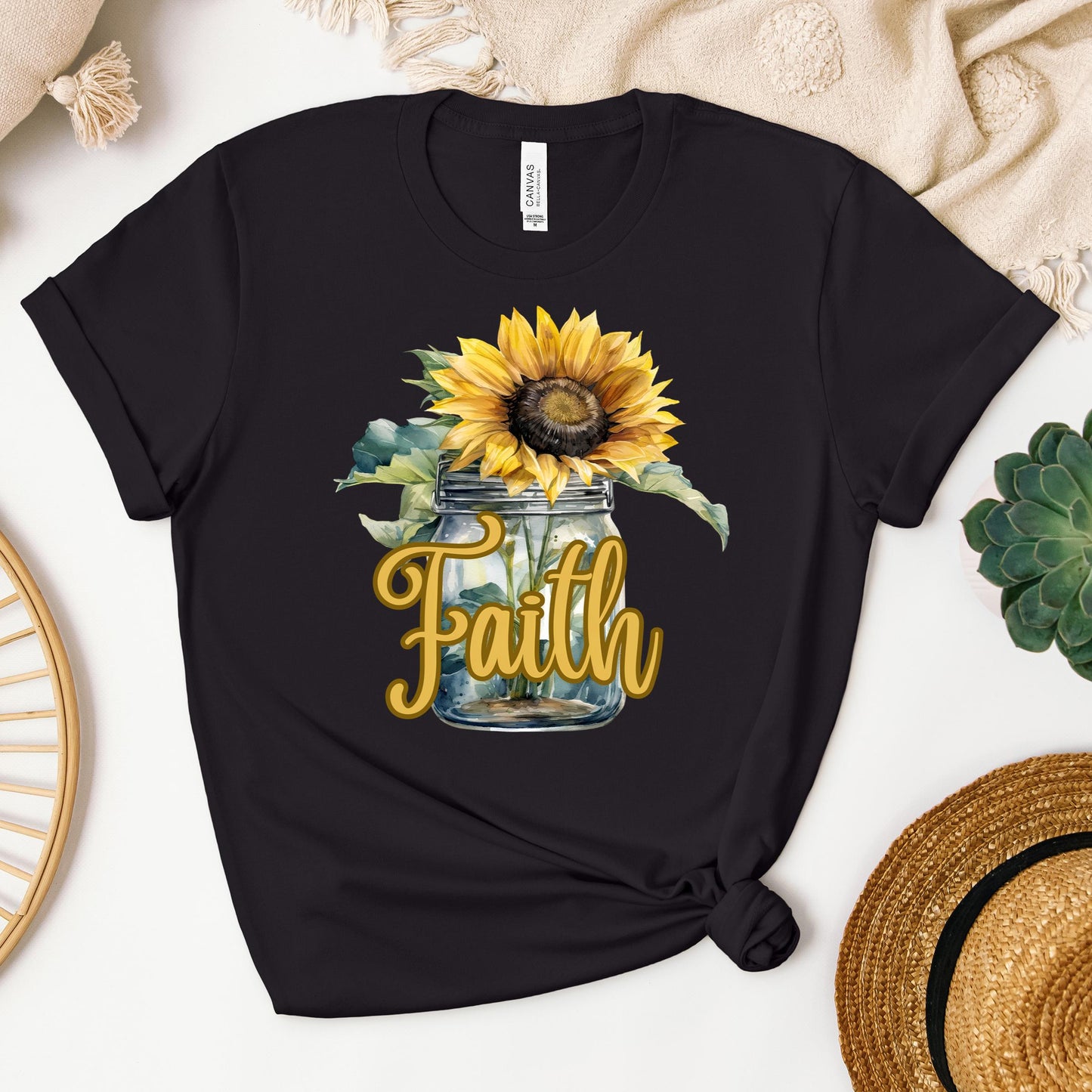 Faith Sunflower Butterfly 06