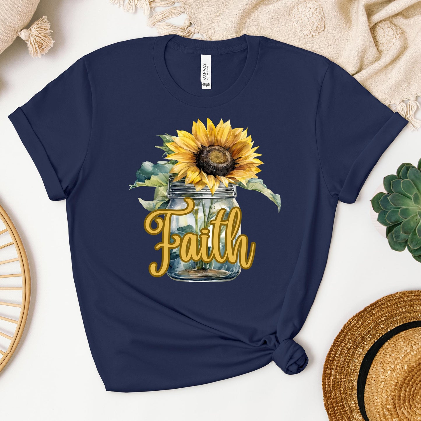 Faith Sunflower Butterfly 06