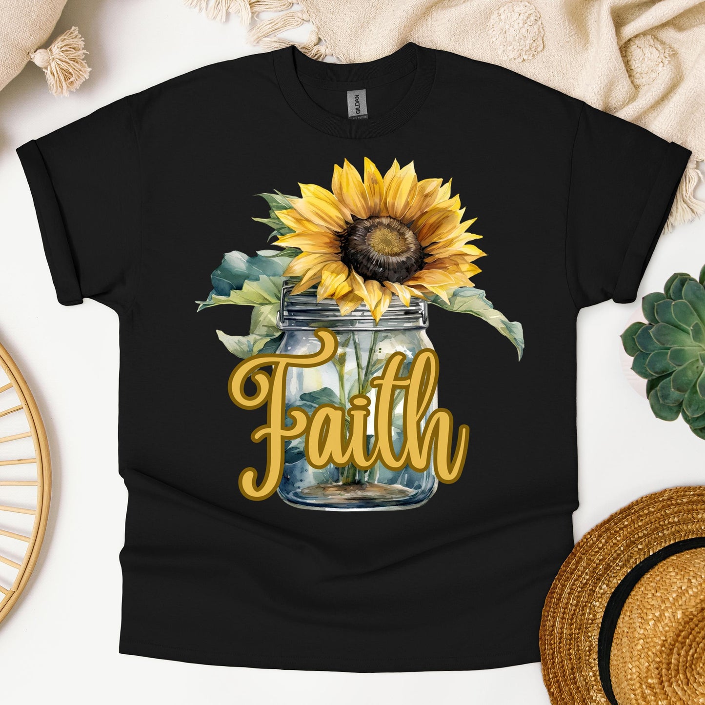Faith Sunflower Butterfly 06
