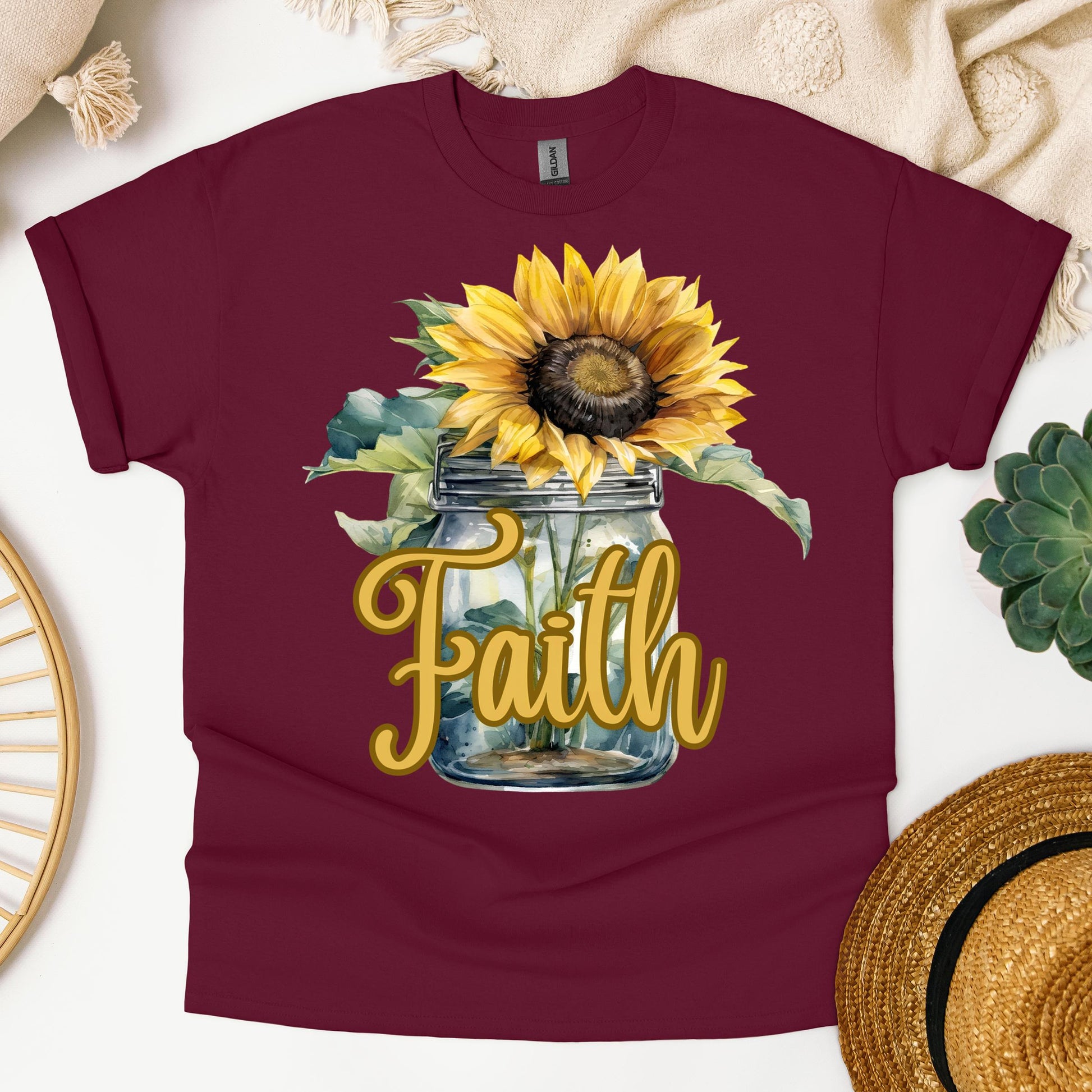 Faith Sunflower Butterfly 06