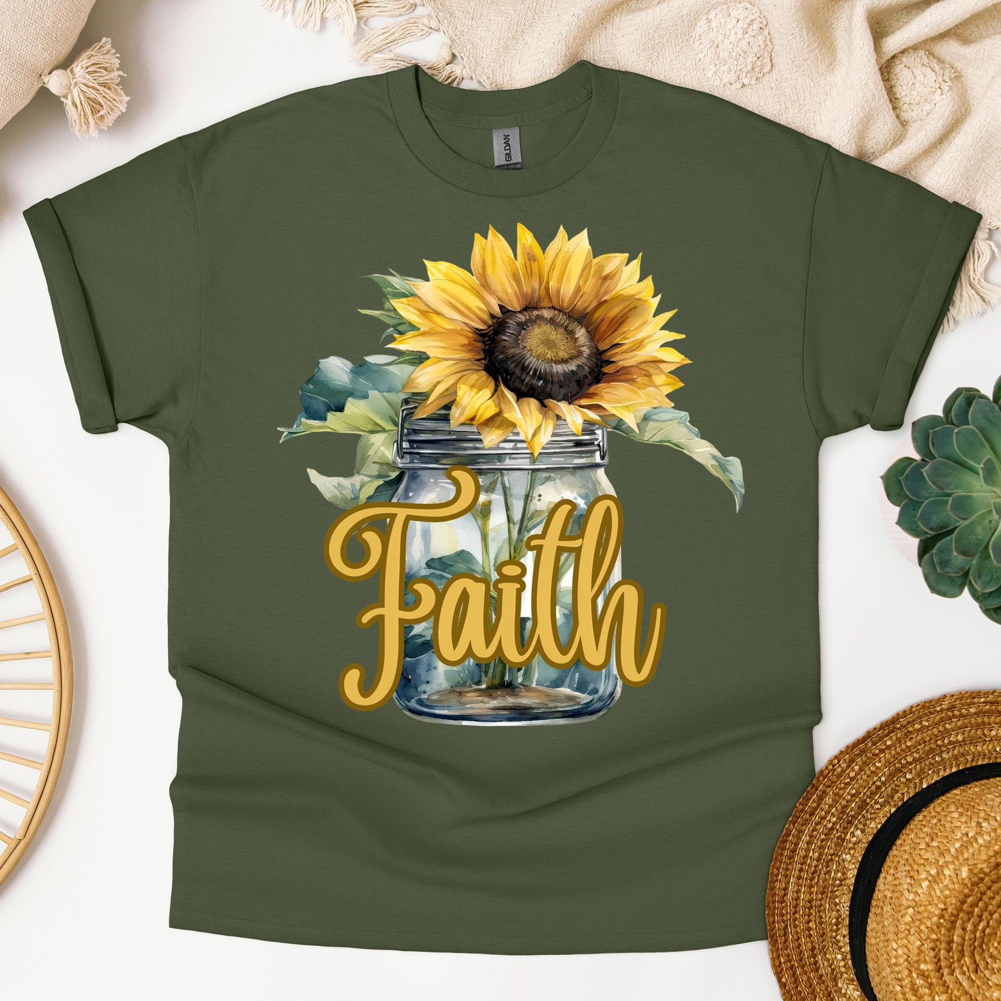 Faith Sunflower Butterfly 06