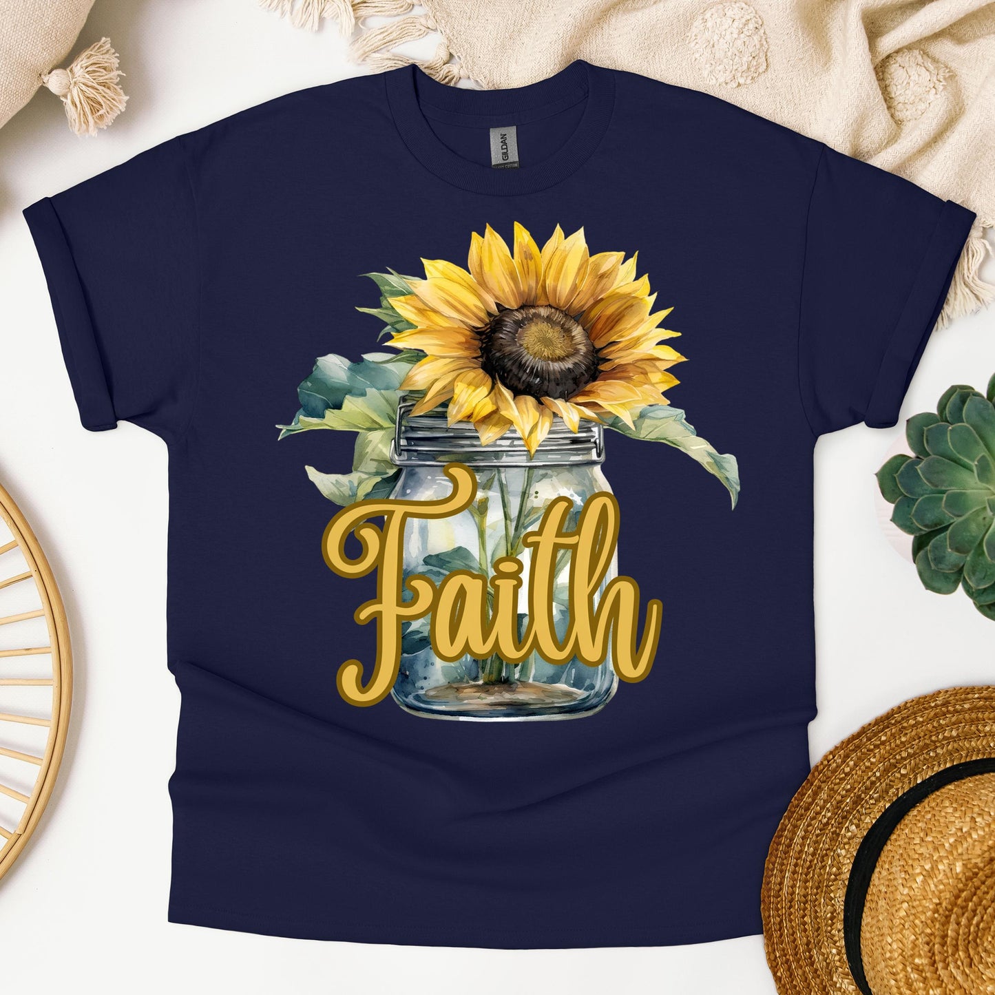 Faith Sunflower Butterfly 06
