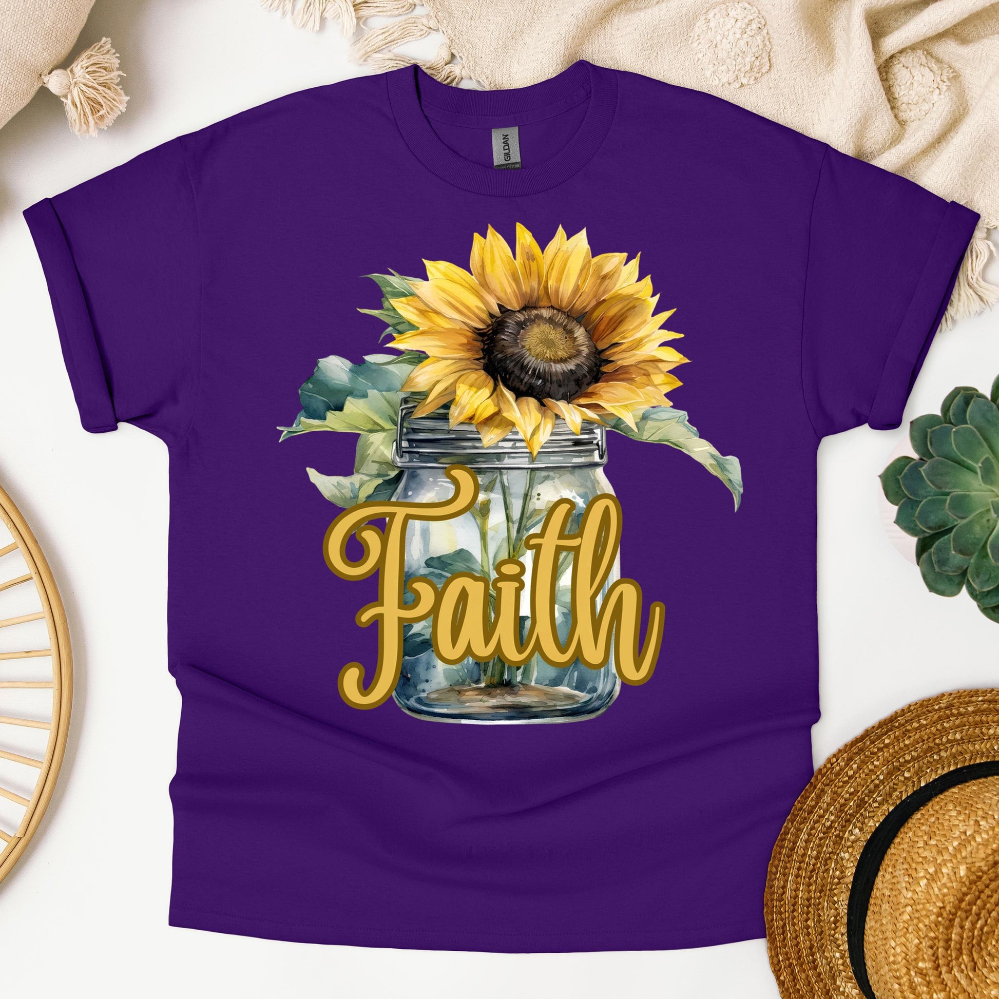 Faith Sunflower Butterfly 06