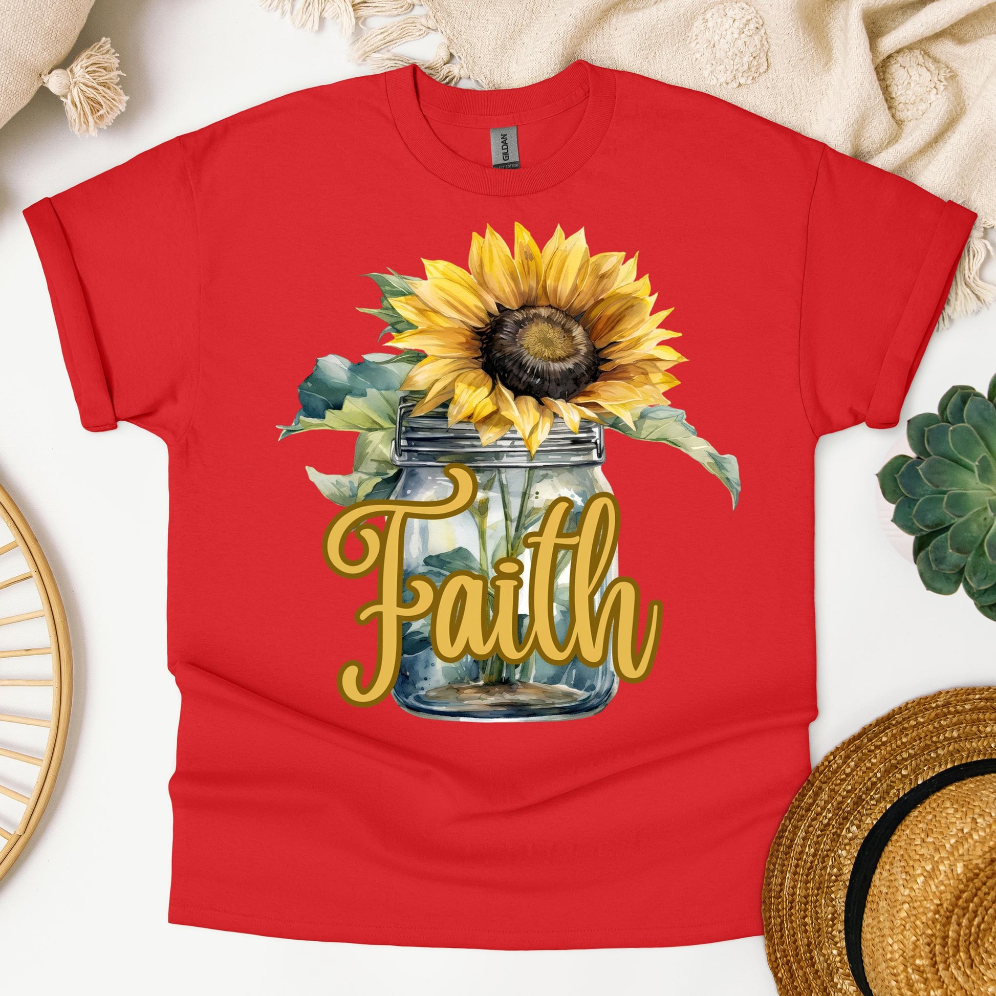 Faith Sunflower Butterfly 06