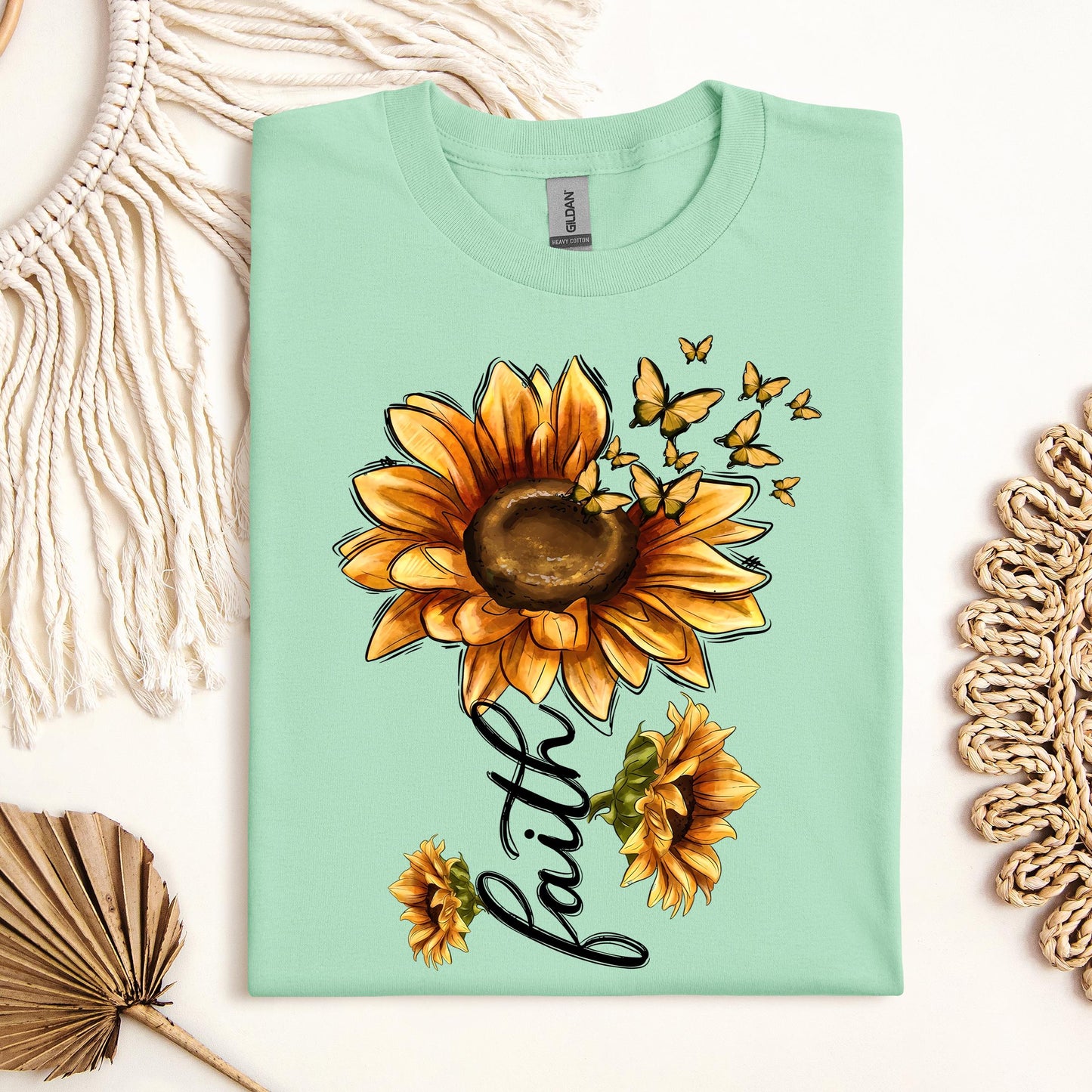 Faith Sunflower Butterfly 07