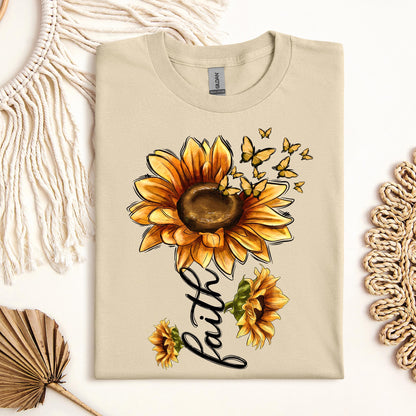 Faith Sunflower Butterfly 07