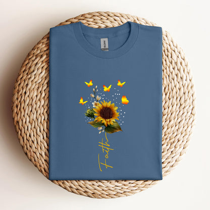 Faith Sunflower Butterfly Yarn