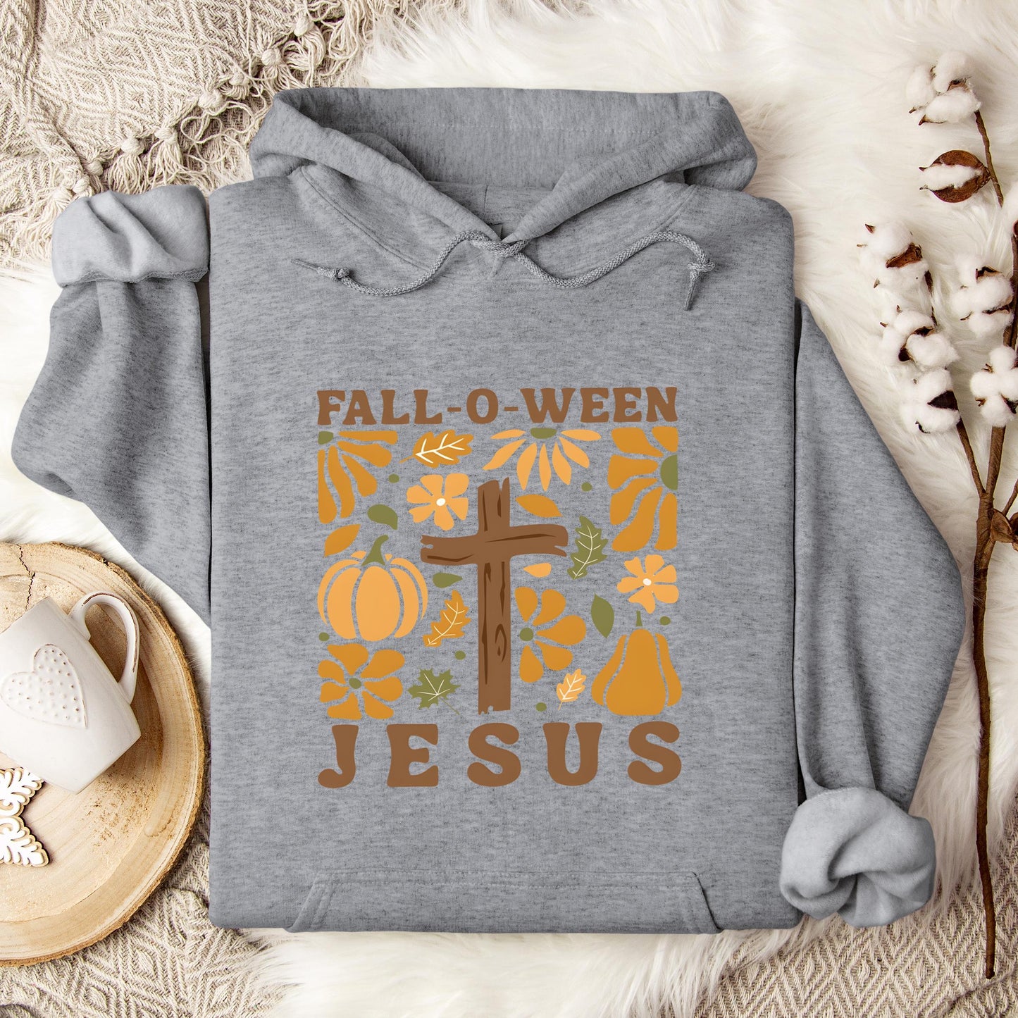 Fall-O-Ween Jesus 01 Hoodie