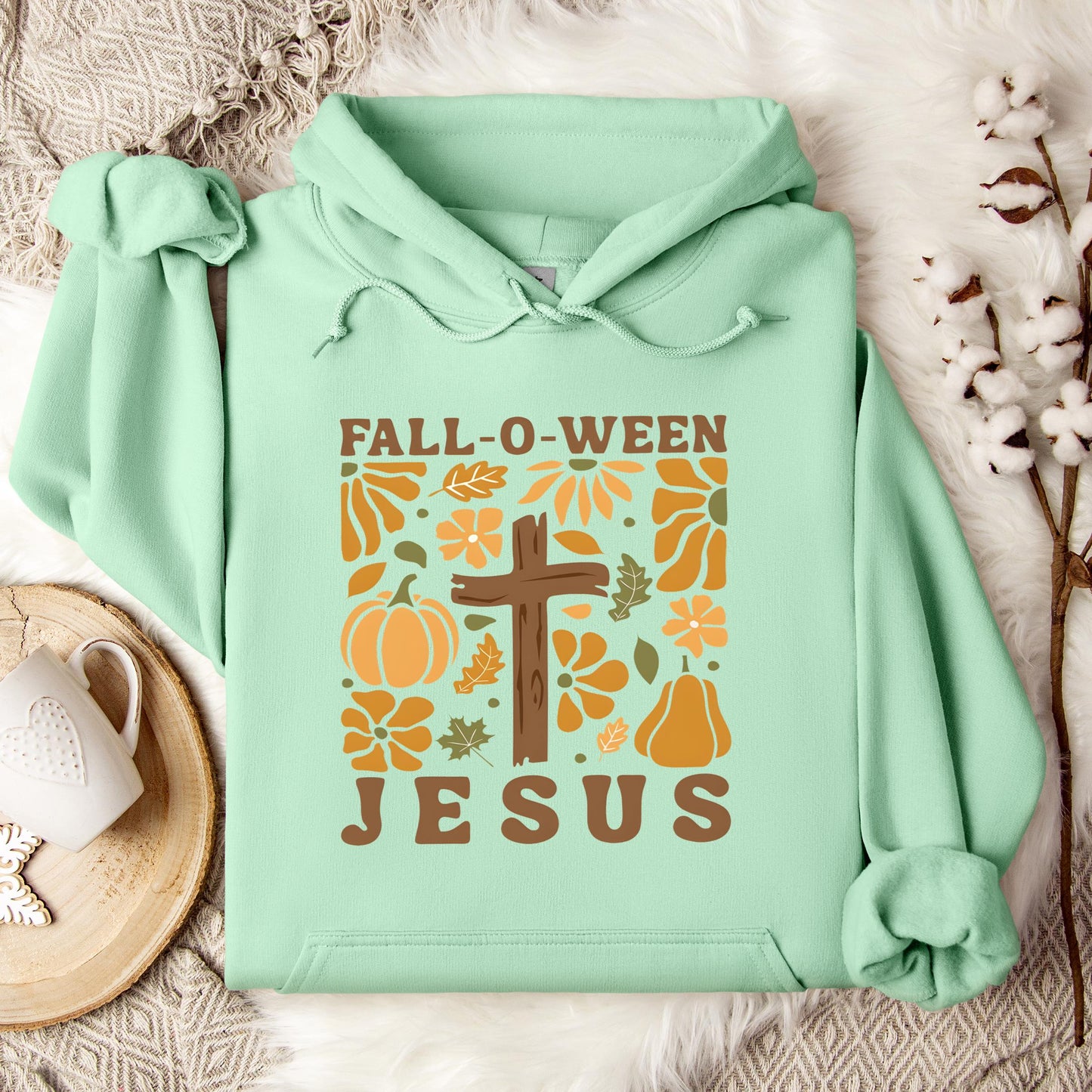 Fall-O-Ween Jesus 01 Hoodie