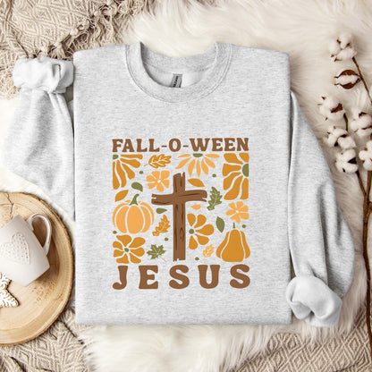 Fall-O-Ween Jesus 01 Sweatshirt