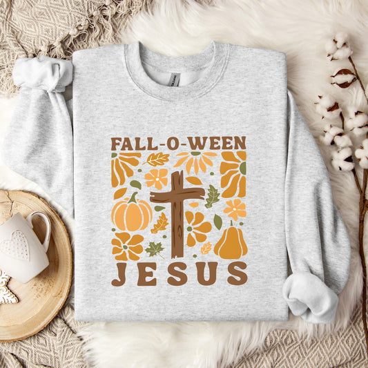 Fall-O-Ween Jesus 01 Sweatshirt