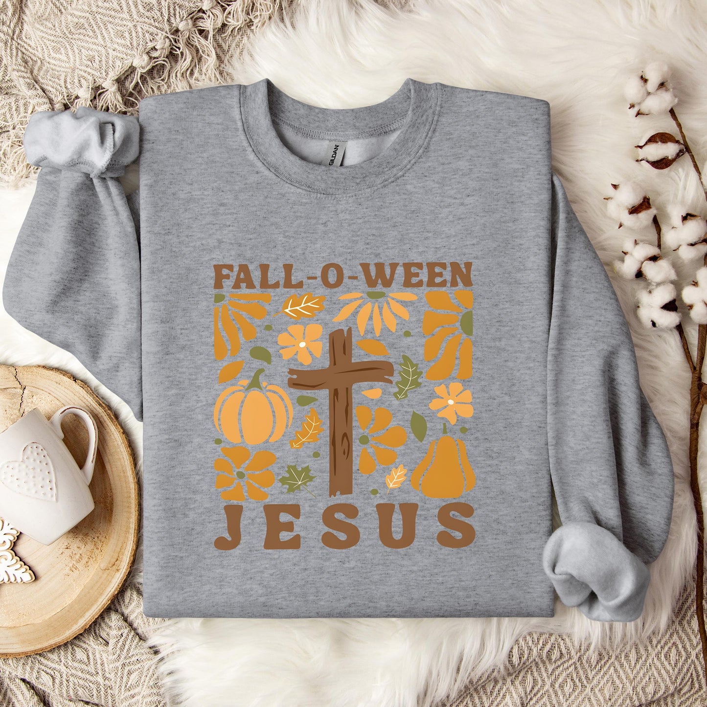 Fall-O-Ween Jesus 01 Sweatshirt
