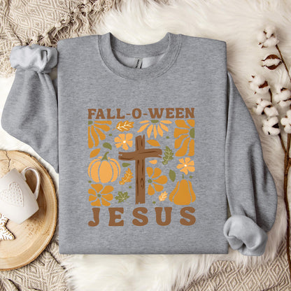 Fall-O-Ween Jesus 01 Sweatshirt