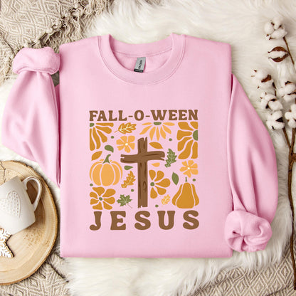 Fall-O-Ween Jesus 01 Sweatshirt