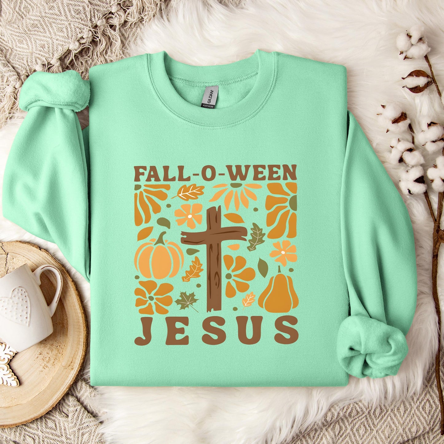 Fall-O-Ween Jesus 01 Sweatshirt