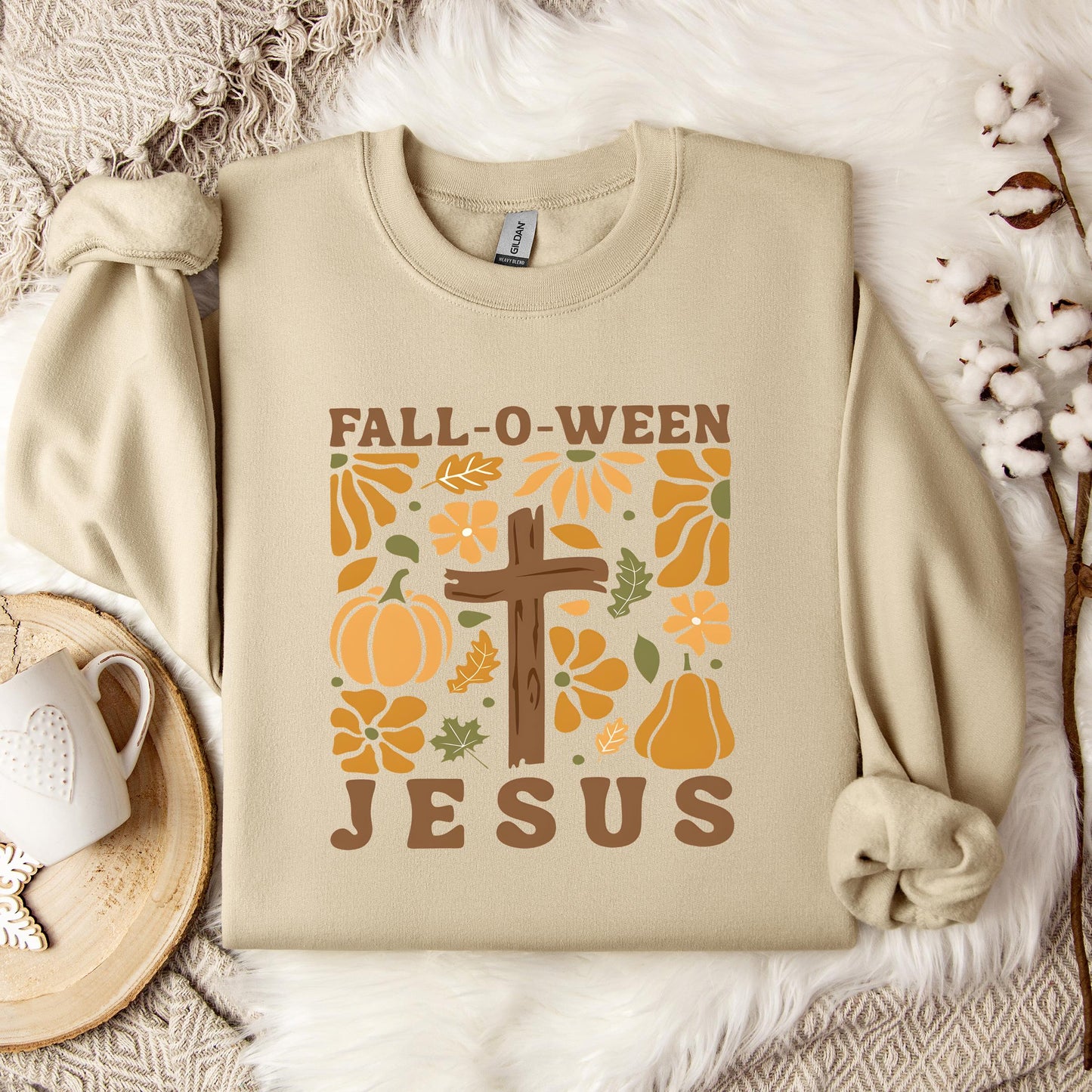 Fall-O-Ween Jesus 01 Sweatshirt