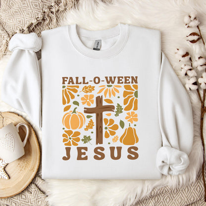 Fall-O-Ween Jesus 01 Sweatshirt