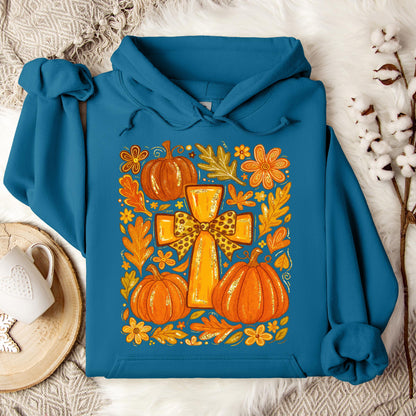 Fall For Jesus He Never Leaves 16 Hoodie