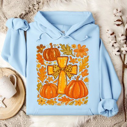 Fall For Jesus He Never Leaves 16 Hoodie