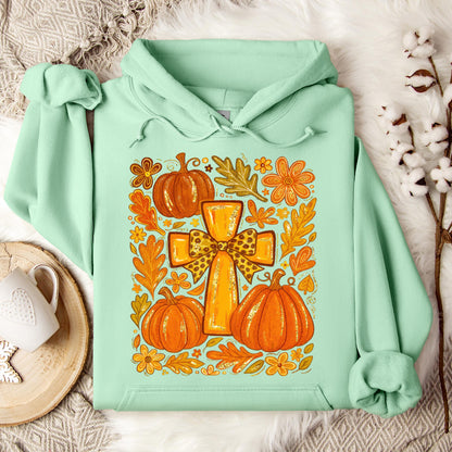 Fall For Jesus He Never Leaves 16 Hoodie