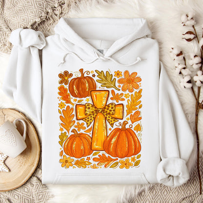 Fall For Jesus He Never Leaves 16 Hoodie