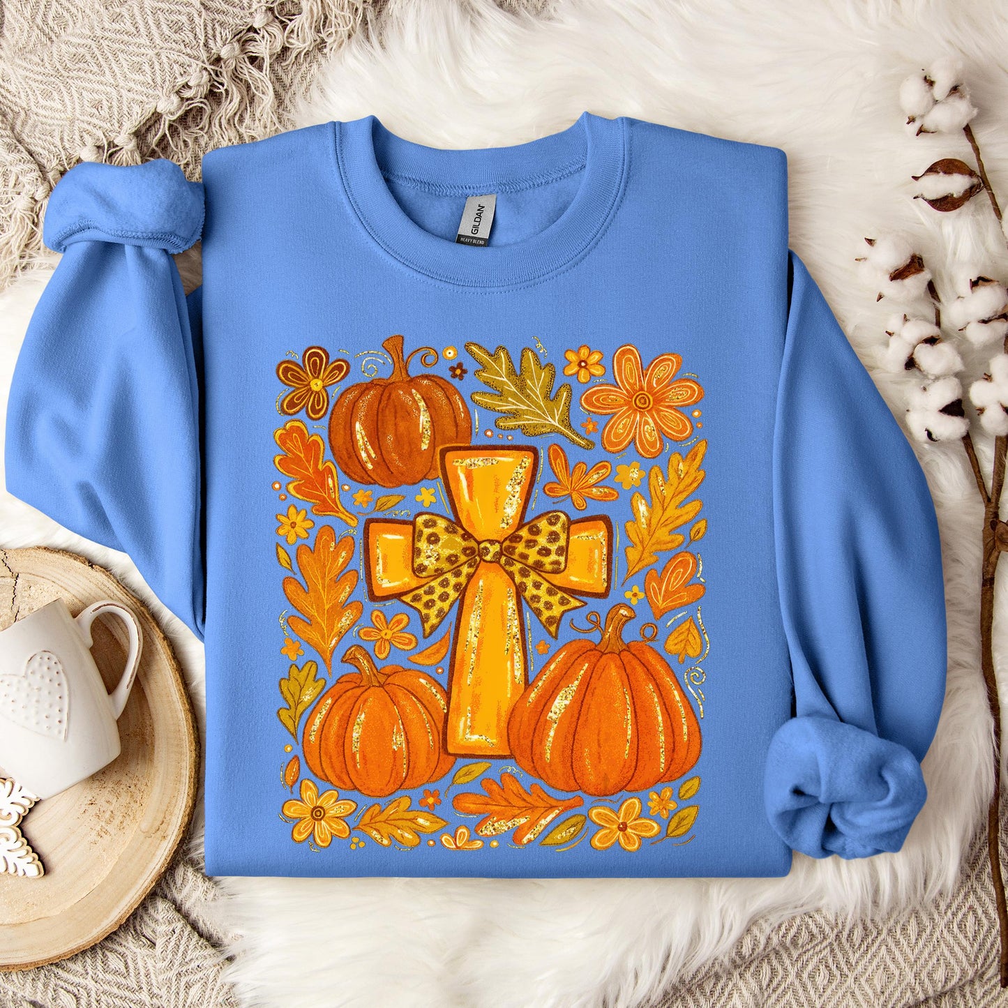 Fall For Jesus He Never Leaves 16 Sweatshirt