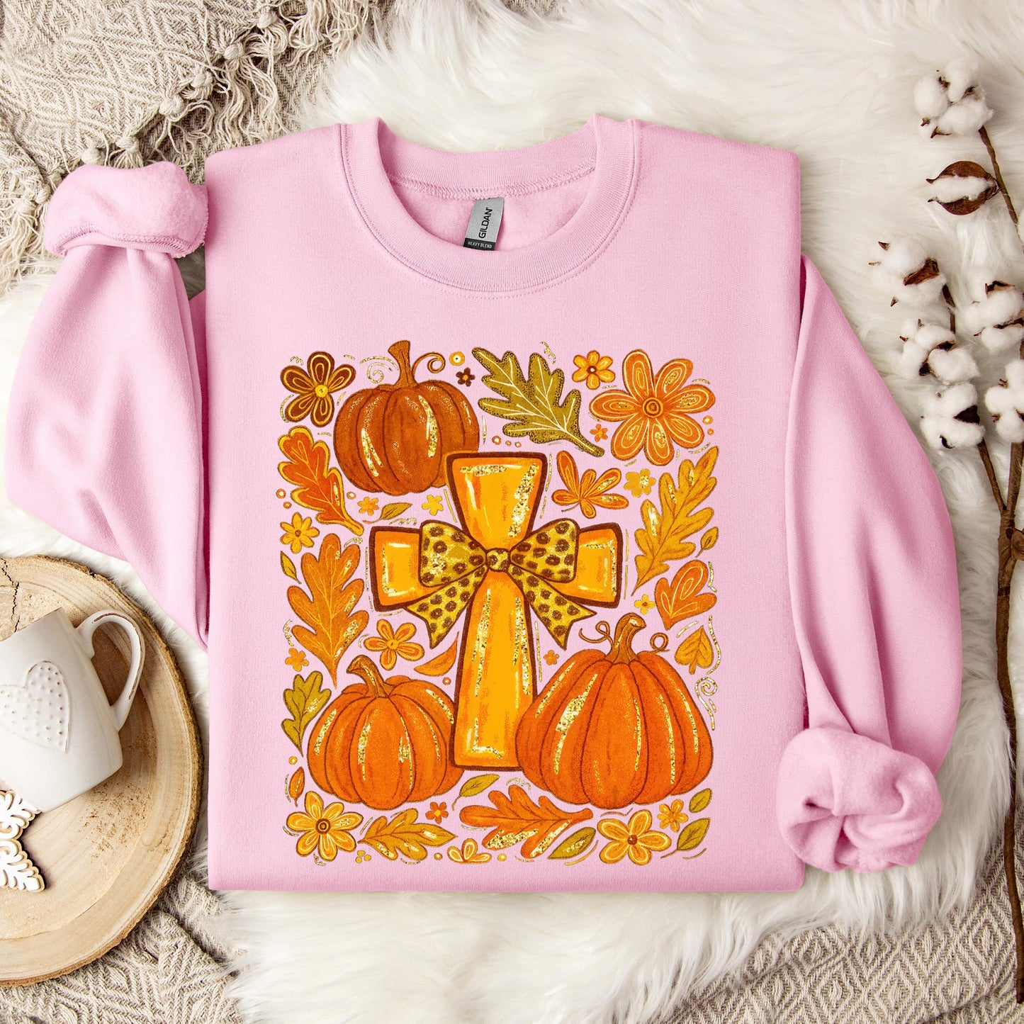Fall For Jesus He Never Leaves 16 Sweatshirt