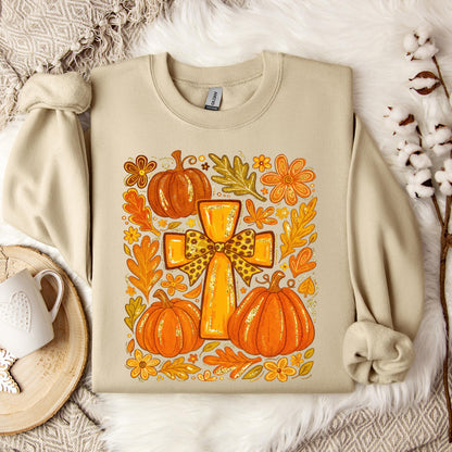 Fall For Jesus He Never Leaves 16 Sweatshirt