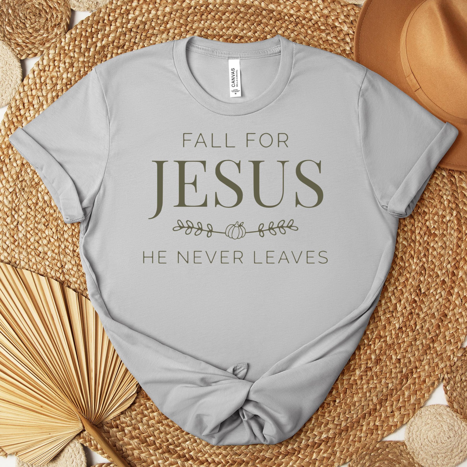 Fall For Jesus He Never Leaves 20 Premium T-shirt